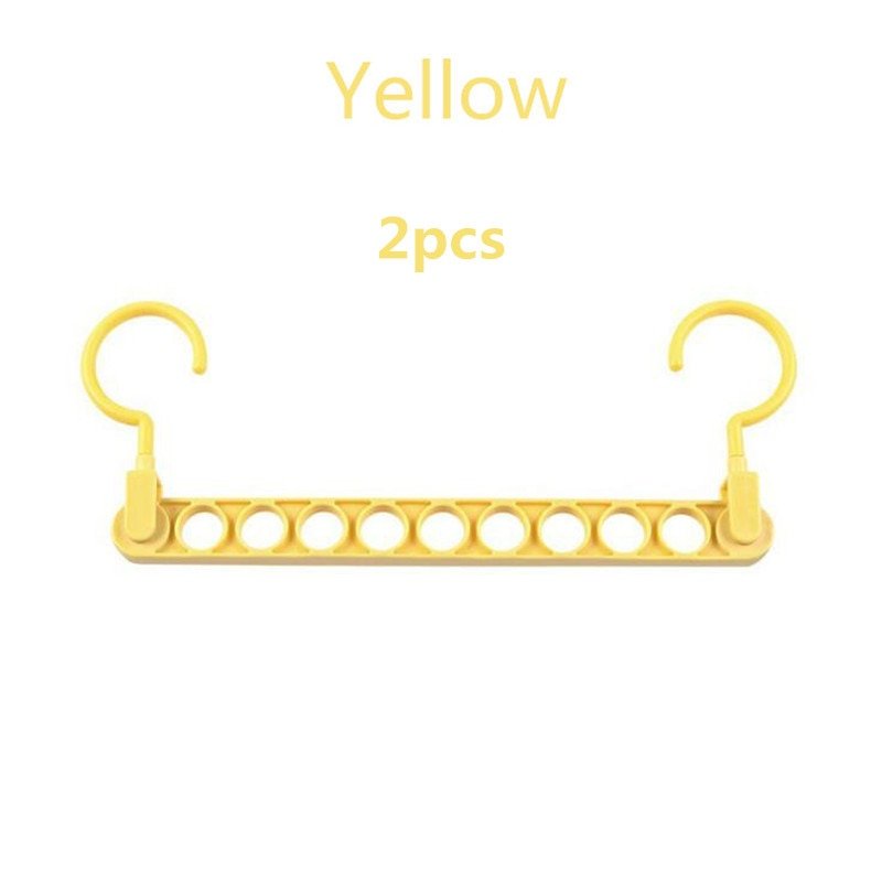 Multi Clothes Hanger Rack Folding Hook Space Saving Closet Wardrobe Organizer Home Accessory