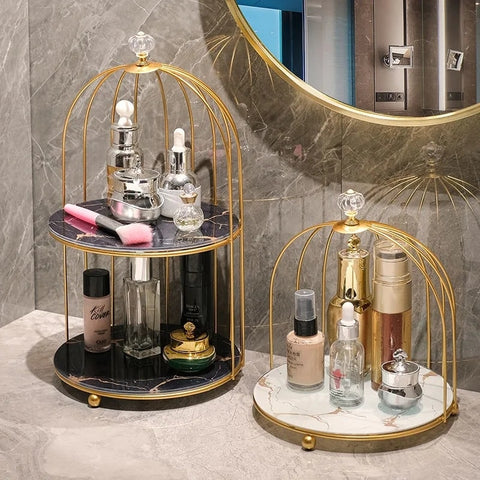 Makeup Organizer Shelf Large Capacity Cosmetic Storage Vanity Caddy Beauty Home Accessory
