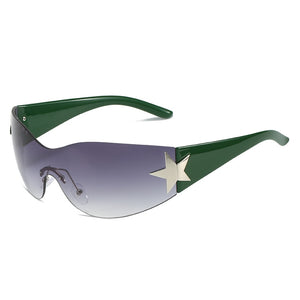 Sporty Casual Sunglasses for Women Y2K Shades UV400 Fashion Eyewear