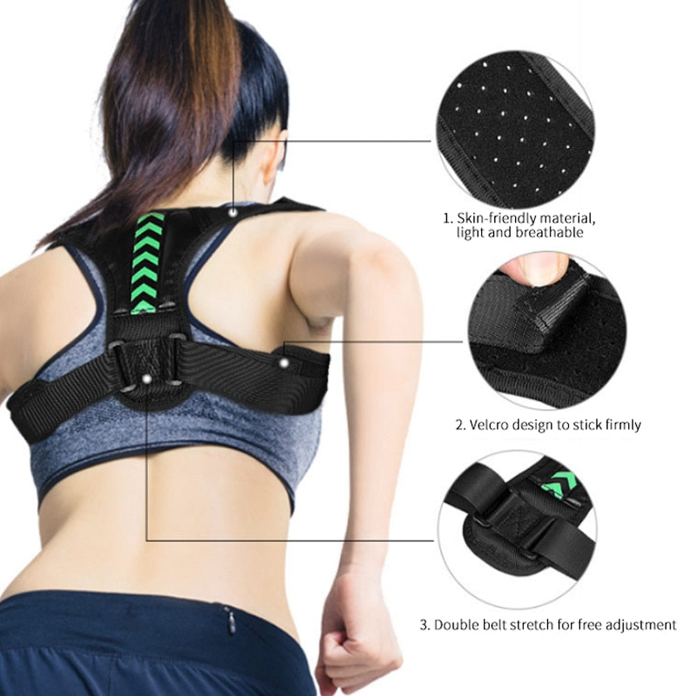 Posture Corrector Back Support  Shoulder Brace Adjustable
