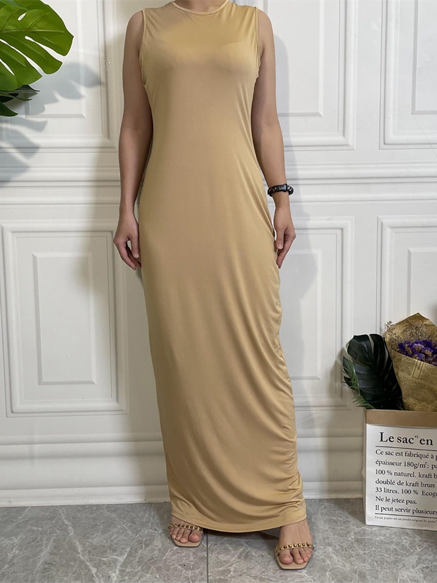 Hijab Inner Dress Women Fashionable Middle East Dubai Casual Modest Everyday Fashion