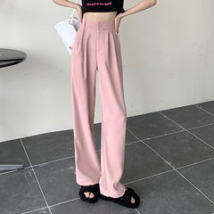 New Wide Leg Korean Style High Waist Pants