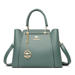 Women Luxury Designer 3 Layers Soft Leather Handbags