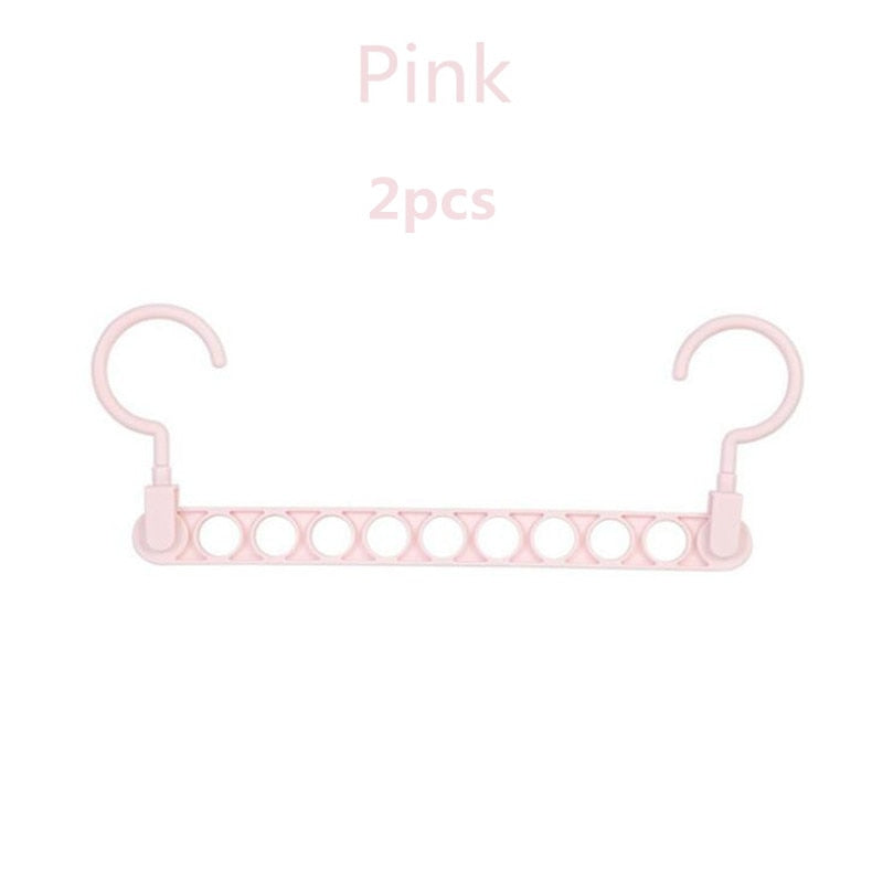 Multi Clothes Hanger Rack Folding Hook Space Saving Closet Wardrobe Organizer Home Accessory