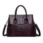 Genuine Leather Handbag Crocodile/Alligator Pattern Luxury Crossbody Bags