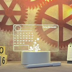 Note Board Creative Led Night Light USB Message Board Holiday Light  With Pen
