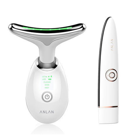 LED Photon Neck Face Beauty Device Double Chin Reducer Skin Tightening Anti-Aging Tool