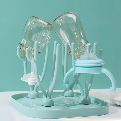 Baby Bottle Drying Rack Removable Holder Stand Organizer Newborn Feeding Accessory Kitchen