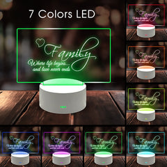 Note Board Creative Led Night Light USB Message Board Holiday Light  With Pen