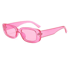 Women's Small Oval Rectangular Sunglasses Vintage Designer Fashion UV400