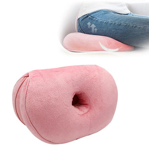 Women's Dual Comfort Orthopedic Cushion Pelvis/Tailbone Support Pillow Lifts Hips Up Seat Cushion Relieves Pressure Corrects Sitting Posture Pregnancy