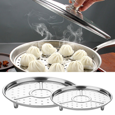 Steamer Insert Stainless Steel Tray Vegetable Stand Kitchen Cooking Accessory Tool
