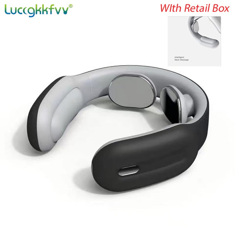 Electric Neck Massager Pain Relief Tool Portable Rechargeable Home Office Wellness Gift