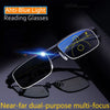 Intelligent Multifocal Progressive Reading Glasses for Women & Men Near and Dual-use Anti-Blue Light Automatic Adjustment Eyewear