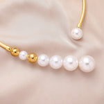 Vintage Pearl Necklace Gatsby Exaggerated Pearl Necklace