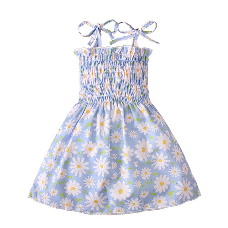 Girls Toddler Dress Casual Sleeveless Princess Summer Dress