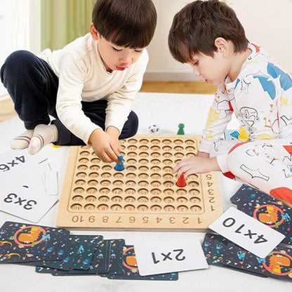 Wooden Multiplication Board Game