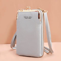 Fashionable Small Cross-body Bag for Women Mini Faux Leather Shoulder Messenger Phone Bag