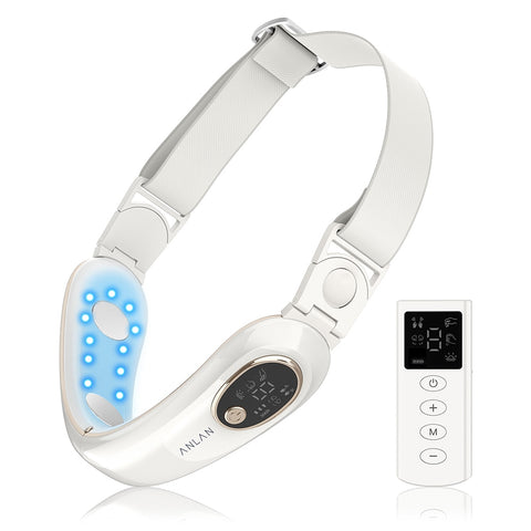 Face Lift Vibration Massager LED Photon Light Therapy Skin Care Anti-Aging Beauty Tool