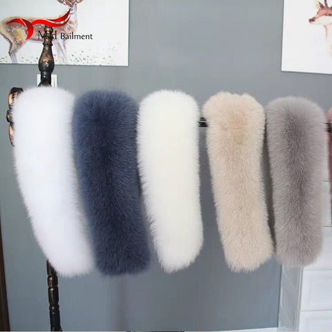 Faux Fox Fur Collar Shawl Women Winter Coat Scarf Wrap Warm Elegant Fashion Accessory