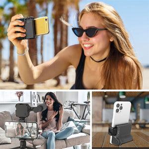 Smartphone Camera Grip With Magnetic Bluetooth Remote Shutter