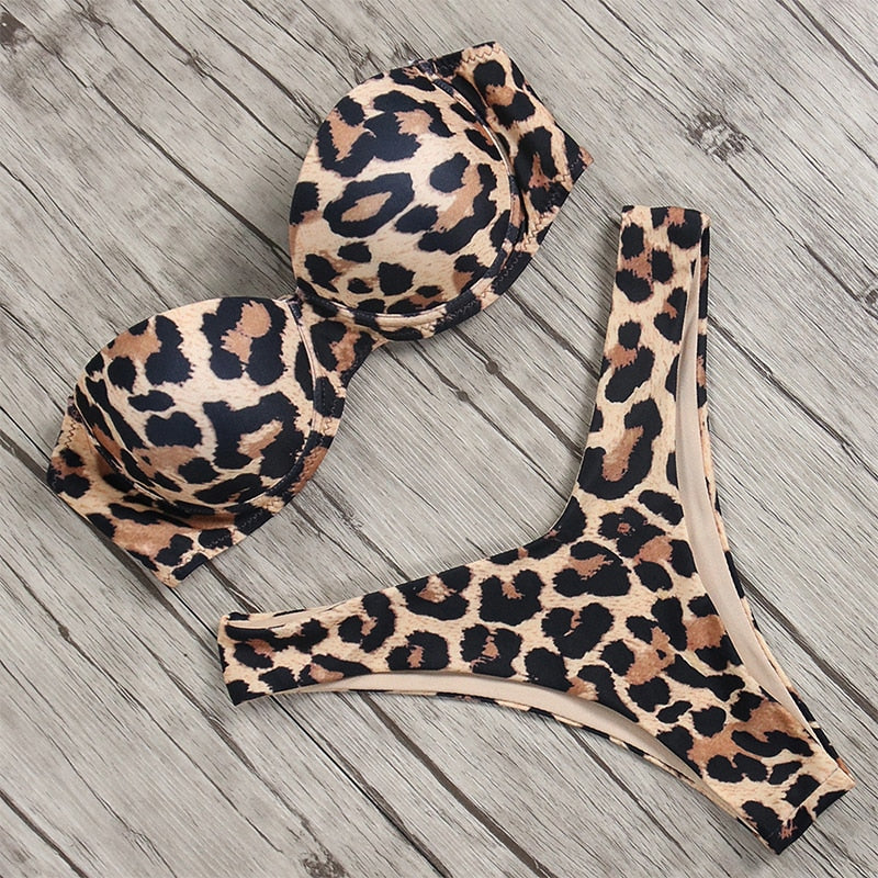 Sexy Women's Bikini Soft High Quality Swimsuit Push-up Bra