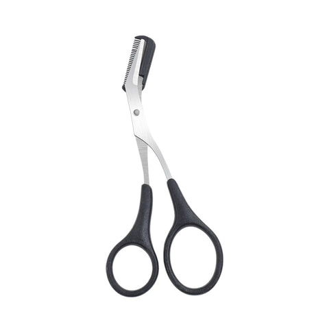 Eyebrow Trimmer Scissors Comb Beauty Grooming Tool Precise Shaping Personal Care Accessory