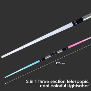 Lightsaber Toy for Kids LED Light Sword with Sound Effects and Changing Colors