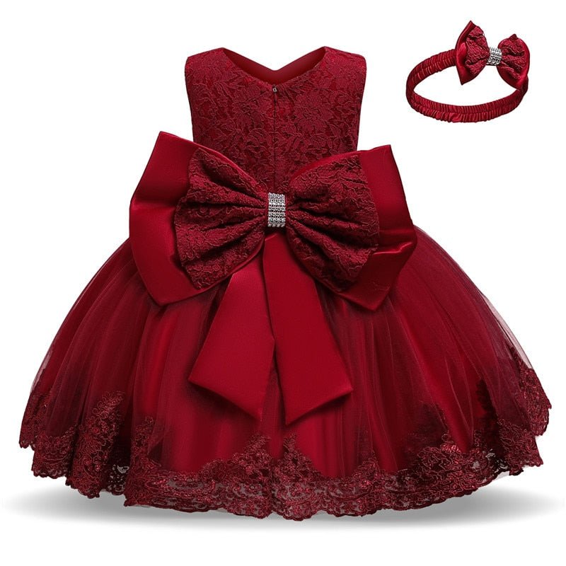 Baby Girl Dress First Birthday Christening Baptism Newborn Toddler Sizes Elegant Gift