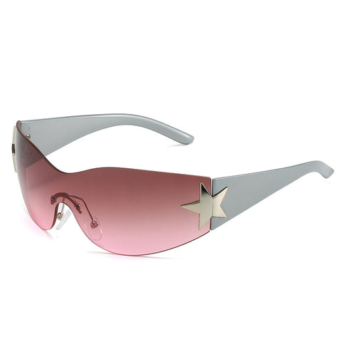 Y2K Sporty Sunglasses Women Casual UV400 Shades Retro Everyday Fashion Eyewear
