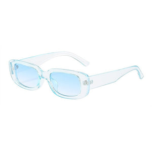 Women's Small Oval Rectangular Sunglasses Vintage Designer Fashion UV400