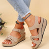 Summer Wedge Sandals for Women Non Slip Lightweight Casual Platform Open Toe Ankle Strap Sandals