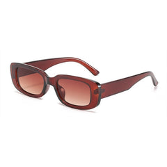 Women's Small Oval Rectangular Sunglasses Vintage Designer Fashion UV400