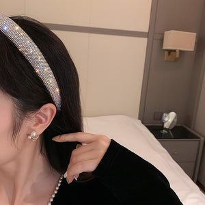 Glitter Rhinestone Headbands Sparkly Hairband Hair Hoop