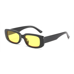 Women's Small Oval Rectangular Sunglasses Vintage Designer Fashion UV400