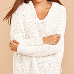 Fashion Women's Hooded Sweater Pullovers Knitwear