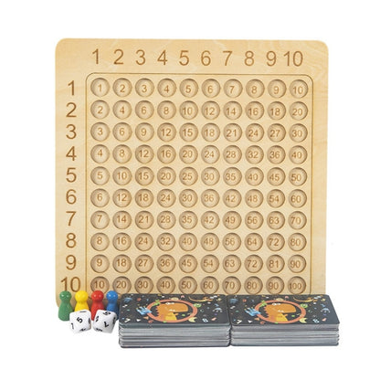 Wooden Multiplication Board Game