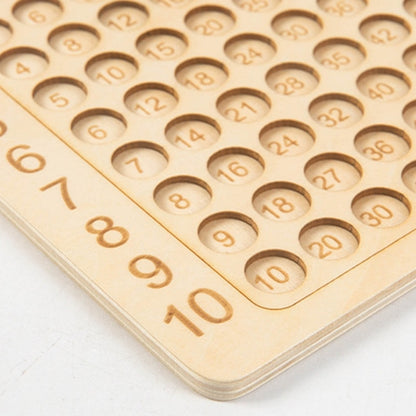 Wooden Multiplication Board Game