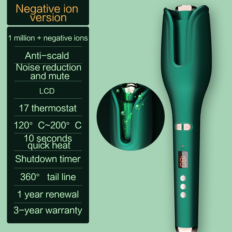 Automatic Hair Waver Curling Tool Multi-Style Professional Styling Wand Beauty Gift