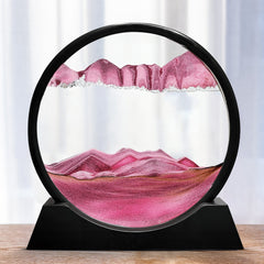 Moving Sand Art 3D Hourglass Frame Deep Sea Sandscape In Motion Home Decor