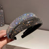 Glitter Rhinestone Headbands Sparkly Hairband Hair Hoop