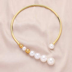 Vintage Pearl Necklace Gatsby Exaggerated Pearl Necklace