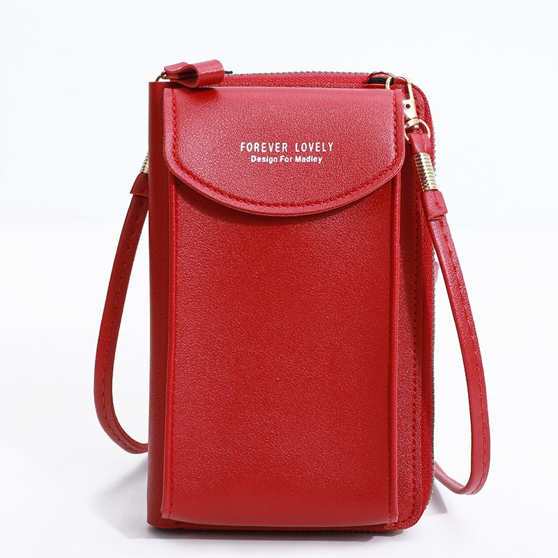 Mini Faux Leather Crossbody Phone Bag Women Small Shoulder Messenger Casual Fashion