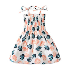 Girls Toddler Dress Casual Sleeveless Princess Summer Dress