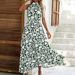 Floral Print Summer Dress Casual Chic Long Dress