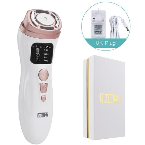 RF EMS Ultrasound Facial Beauty Device Mini Skin Care Machine Lifting Anti-Aging Gift