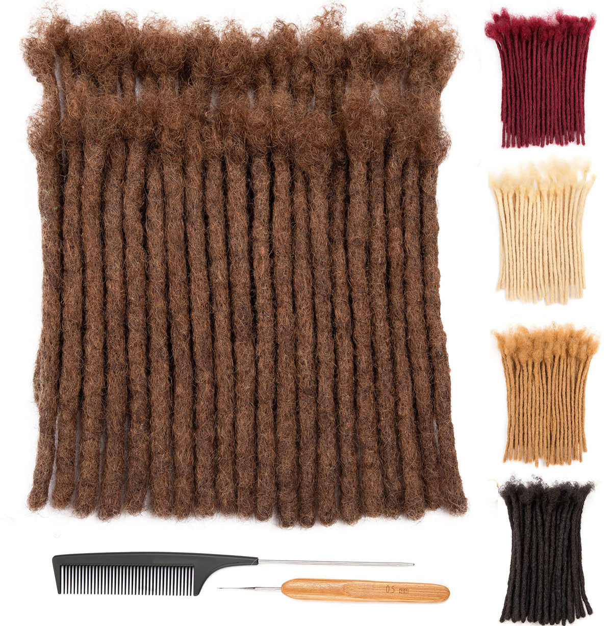 Crochet Braid Hair Extension Human Hair Strand Natural Protective Style Fashion