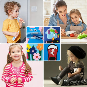 Washable Montessori Toddlers Busy Board