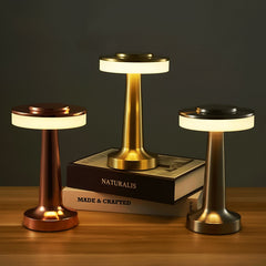 Wireless Portable Table Lamp with Touch Control Dimmable Three Brightness Levels Home Decor