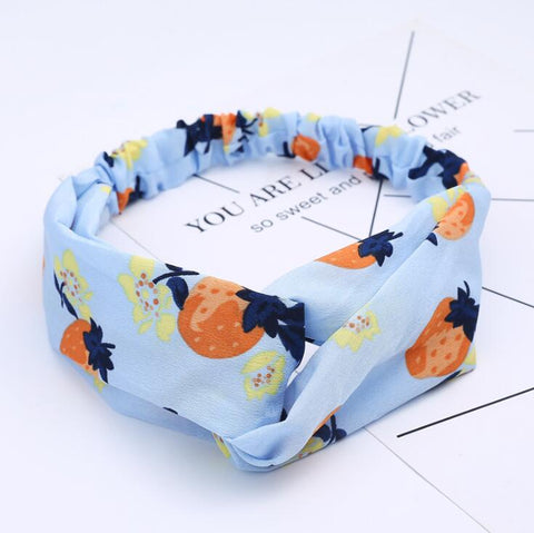 Boho Print Headband Women Girls Vintage Hair Band Casual Everyday Fashion Accessory